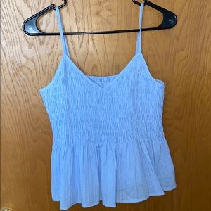 peplum tank top